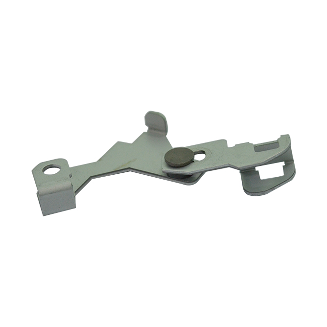 Riveted metal stamping